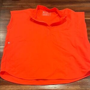 Figs Women's Vibrant Orange Rafaela top
